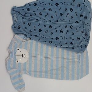 Carter's Baby Boy Fleece Wearable Blankets (Sleep Sack) - Size Small (0 - 6 Mo.)